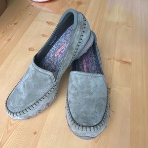 Skechers memory foam loafers, size 10